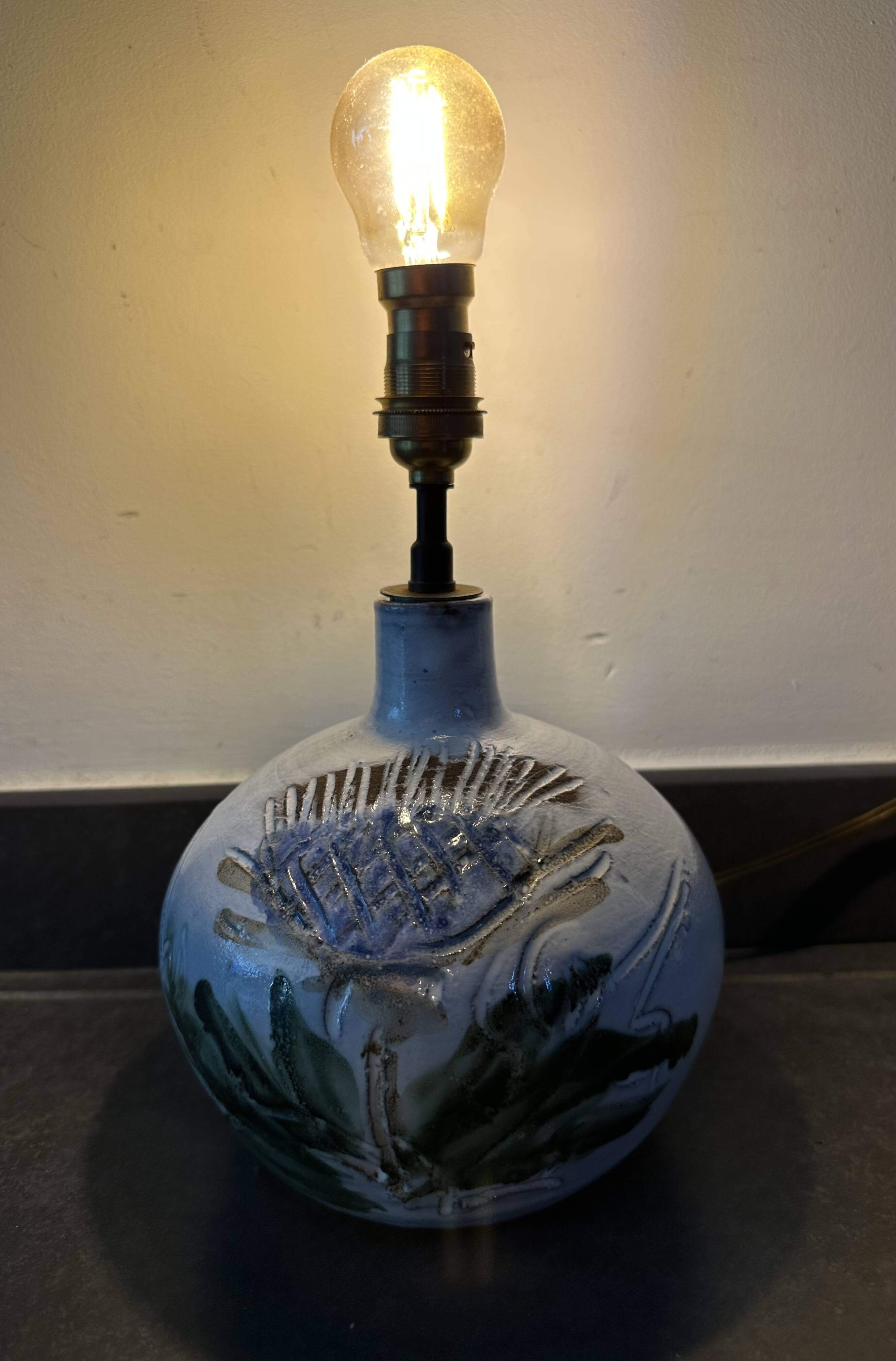 Albert Thiry ceramic lamp base