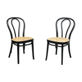 Chaises noir No. 218 design Michael Thonet, édition inconnue