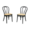 No. 218 Black Chairs by Michael Thonet, Set of 2