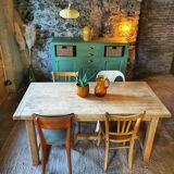 Solid oak farmhouse table
