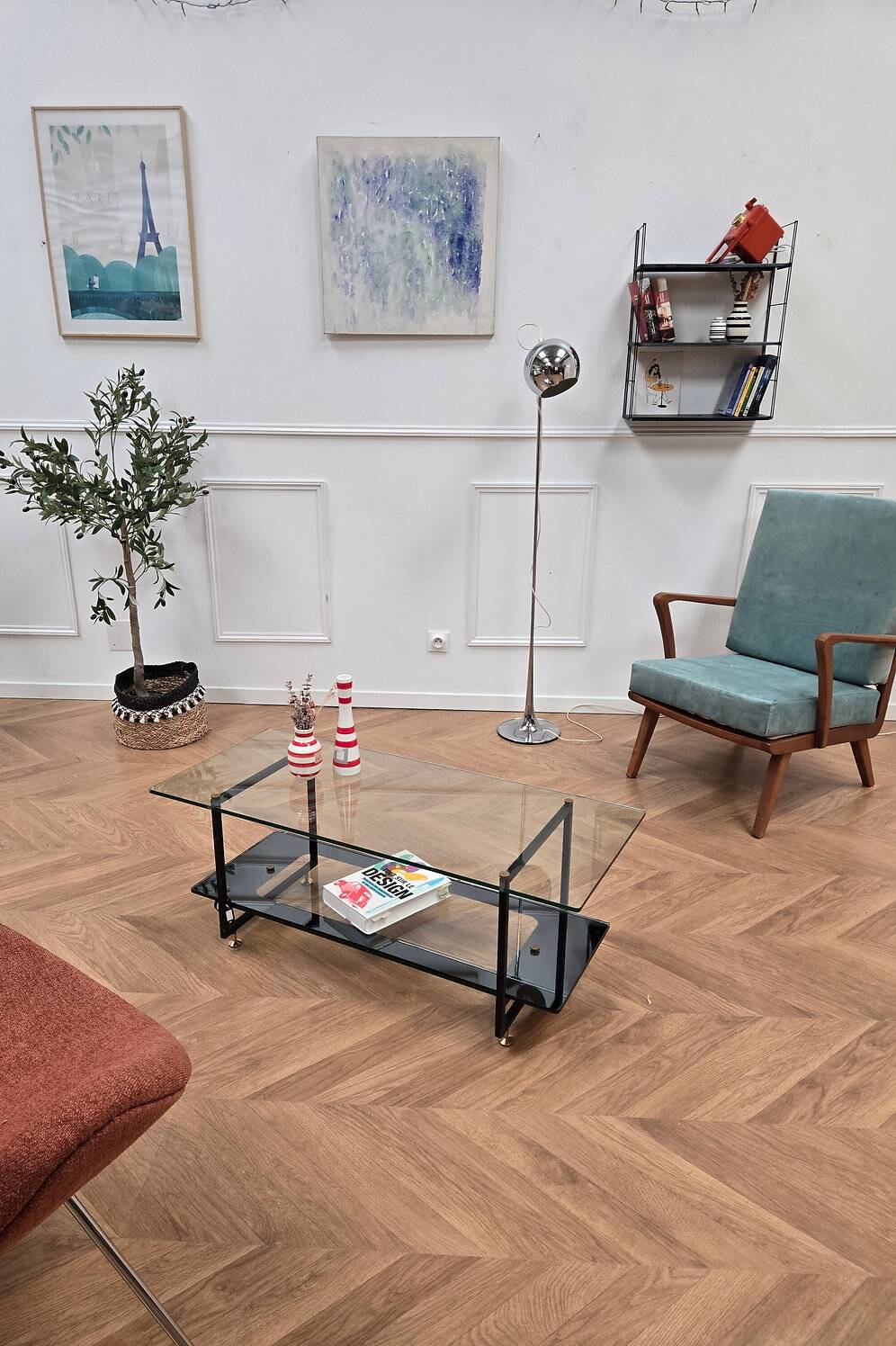 Rectangular coffee table