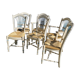 4 chairs and 2 armchairs