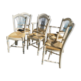 4 chairs and 2 armchairs
