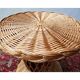 Rattan side table