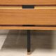 Vintage mahogany desk by Pierre Guariche edition Minvielle, 1960