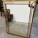 Deknudt Mirror Large Format with Triple Frame in Gold Wood Art Deco