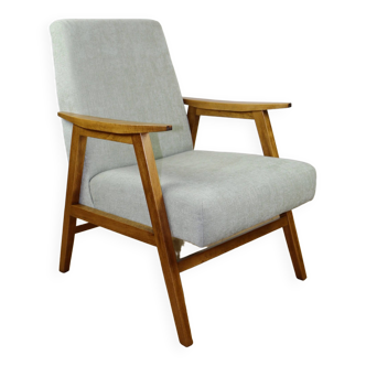 Vintage light green easy chair, 1970s