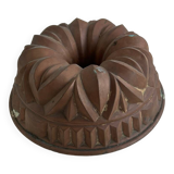 Old copper cake mold