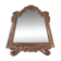 Antique mirror in gilded wood.