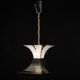 1970s Goffredo Reggiani Style Lacquer & Chrome Chandelier