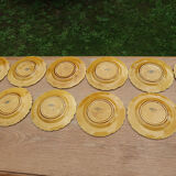 12 sarreguemine fruit plates