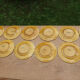 12 assiettes fruits sarreguemines