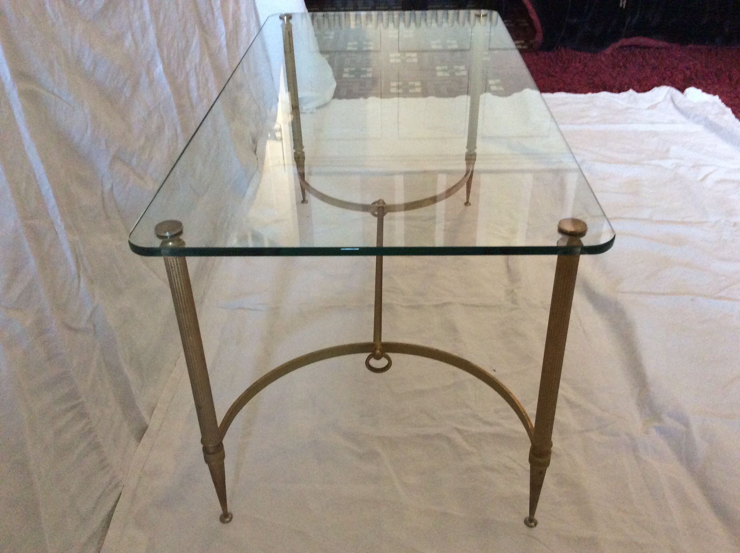 Table 60´ - 70´ low brass and glass