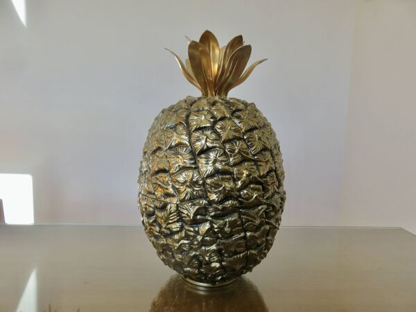 Ananas Michel Dartois, 1970, seau à glace, à glaçons, état exceptionnel