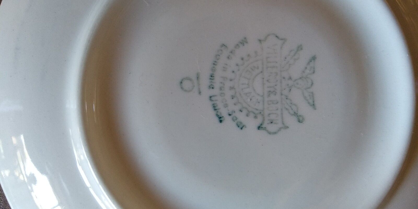 Tea set of Villeroy and Boch, Biarritz model, black and yellow