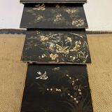 Set of 4 wooden nesting tables, Napoleon III
