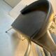 2 vintage faux leather armchairs