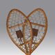 Pair of wooden snowshoes