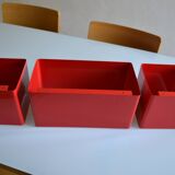 Modular bookcase made up of 3 boxes