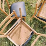 Set of 5 Scandinavian chairs