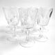 Set of 8 crystal liqueur glasses from Arques Versailles model