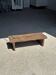 Small low bench in old teak from Indonesia H14 L50