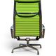 Eames EA 124 Armchair & EA 125 Ottoman for Vitra - Green Fabric