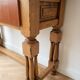 Dressing table with marble and its triptych mirror - Art Deco period