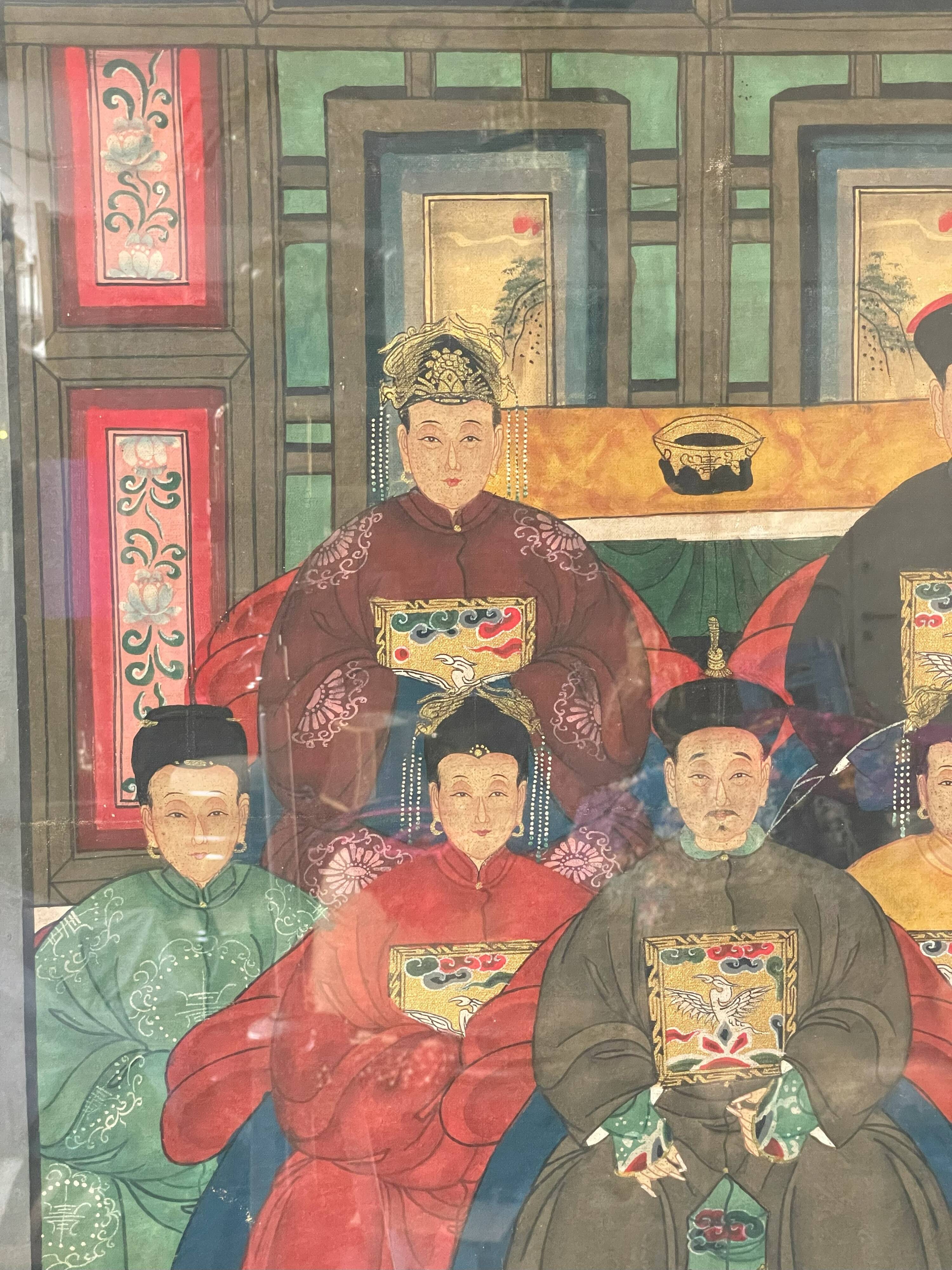 Chinese Family Painting
