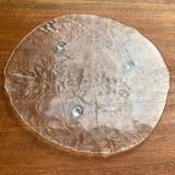 Vintage Swedish cake plate from Kosta Boda, 1970s.