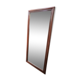 Mirror with wood frame