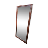 Mirror with wood frame