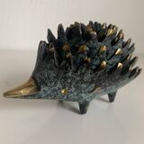 Vintage 1950 hedgehog ashtrays by Walter Bosse for Hertha Baller
