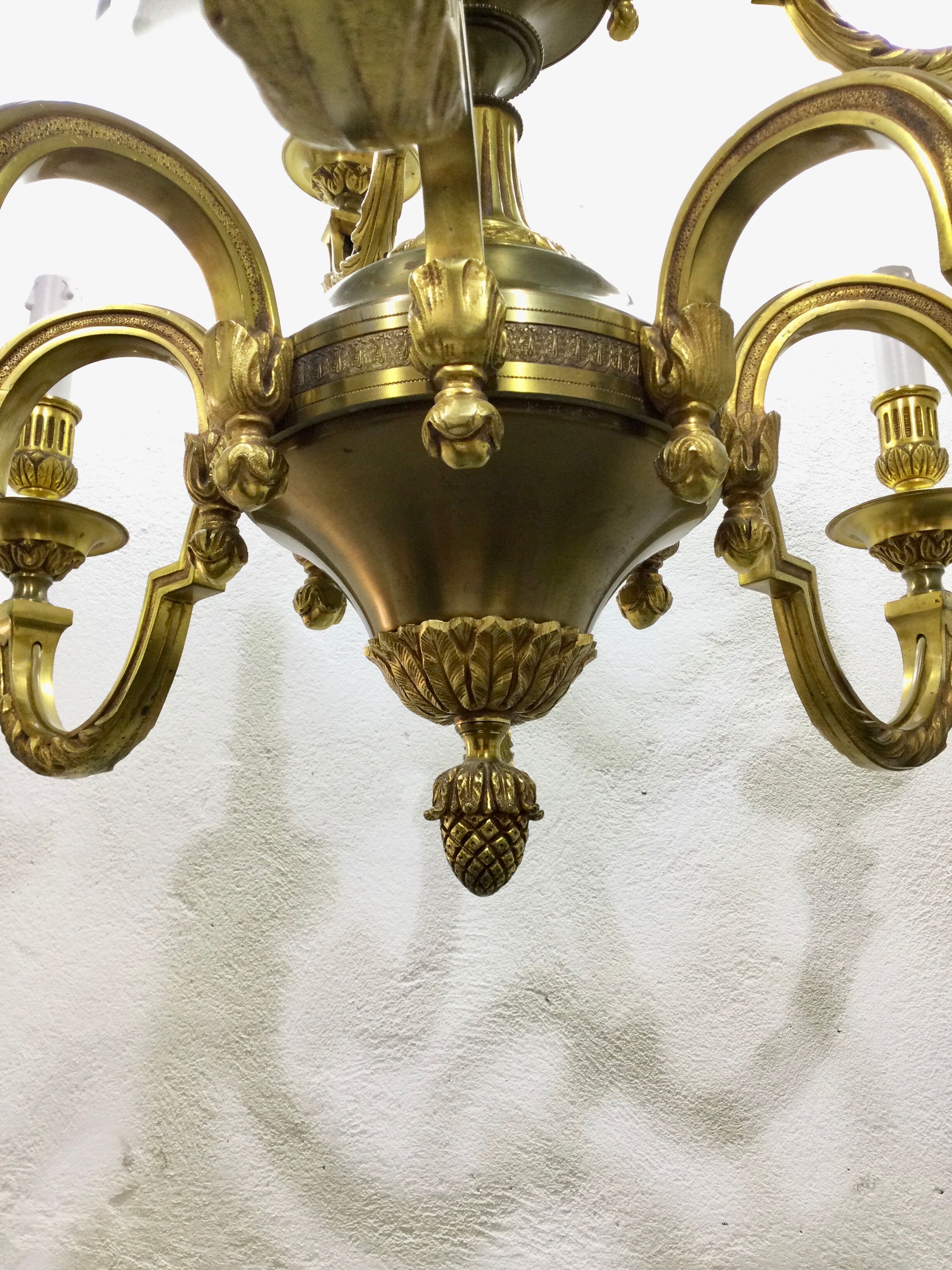 Bronze chandelier 12 lights