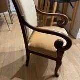 Empire style mahogany armchair