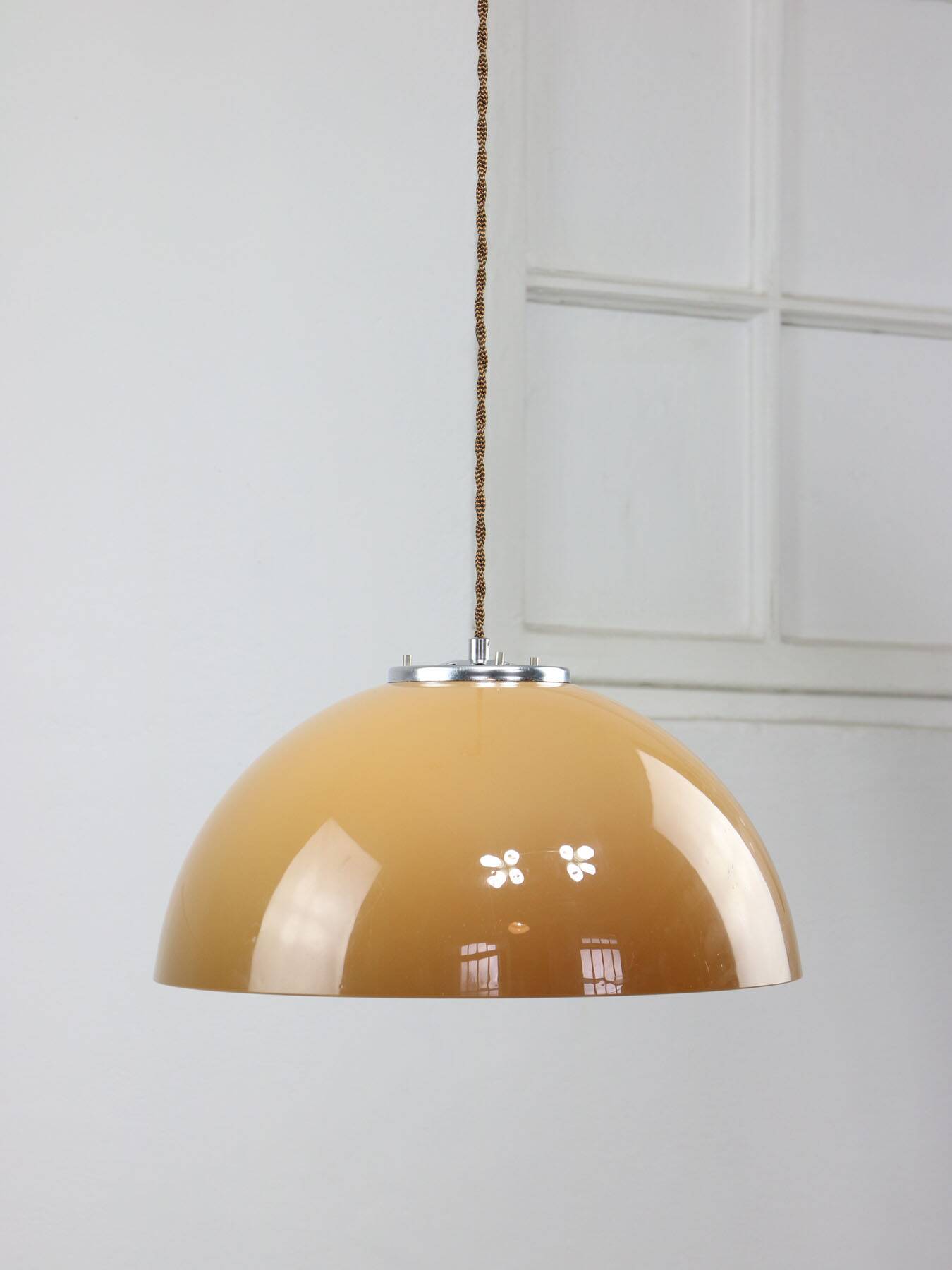Brown Space Age Pendant Lamp from Guzzini
