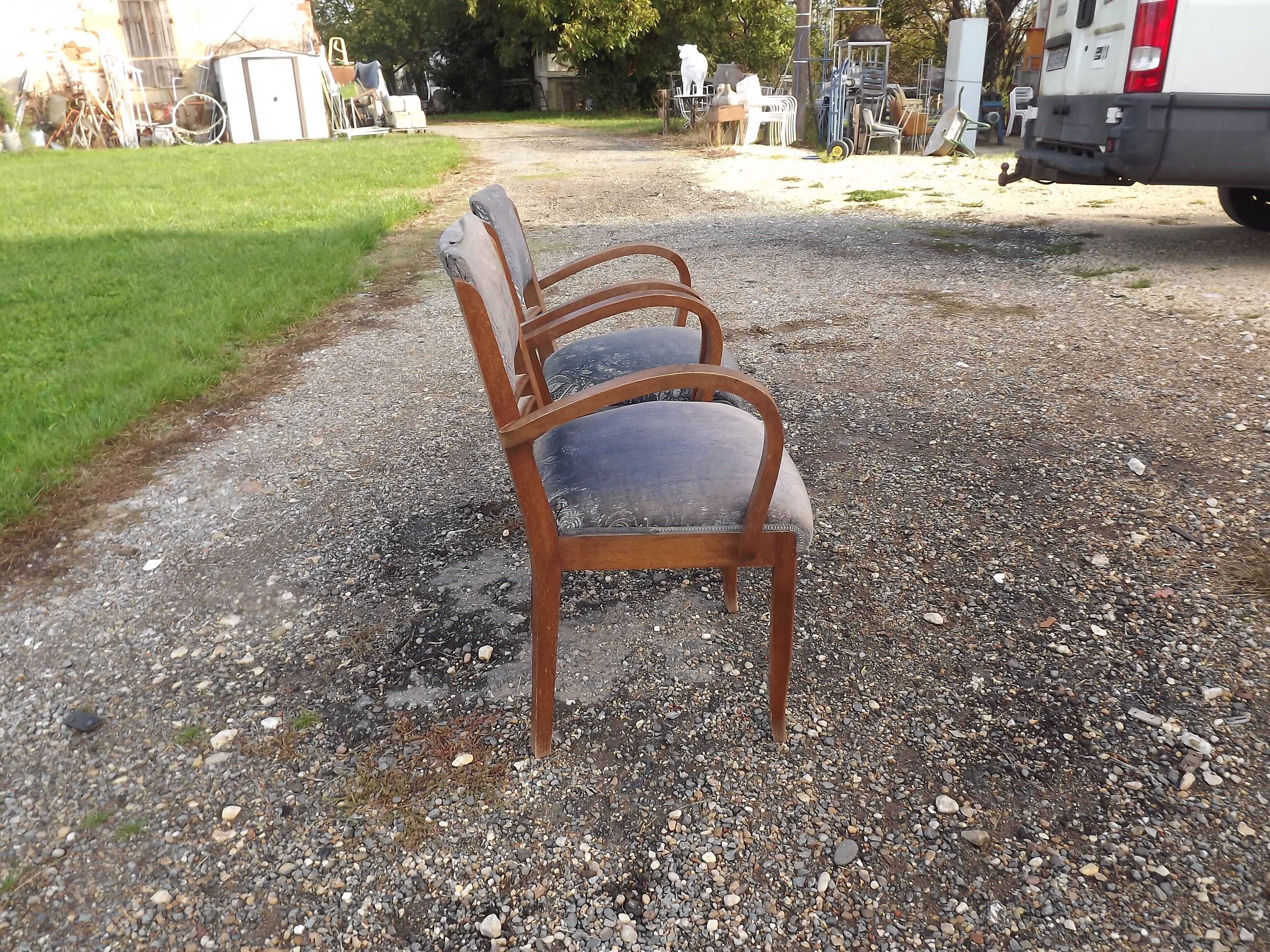 Paire de fauteuils bridge des années 30
