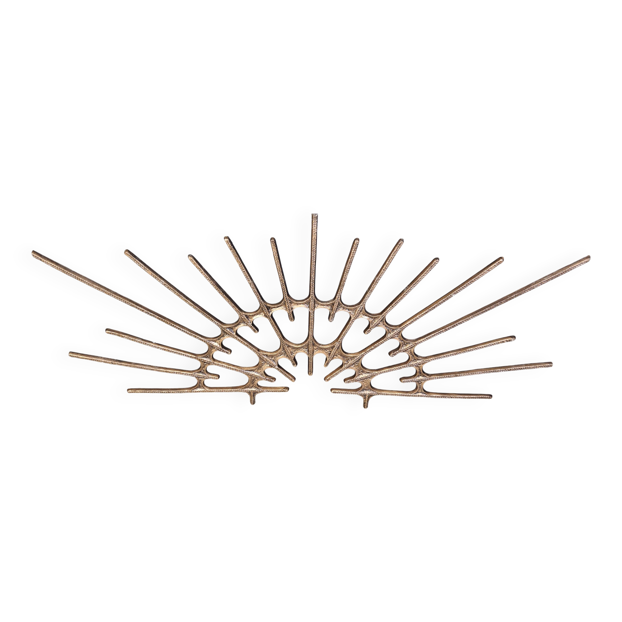 Large vintage brutalist wall sculpture, 1970s