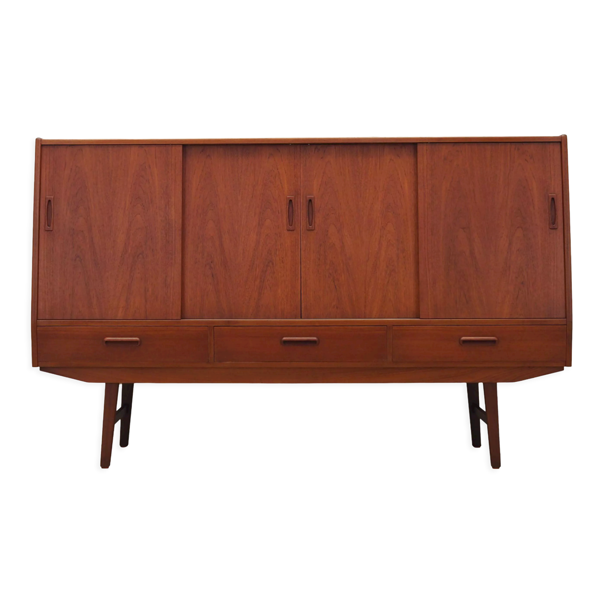 Teak highboard, Danish design, 1960s, Denmark