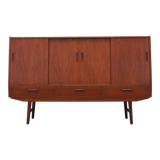 Teak highboard, Danish design, 1960s, Denmark