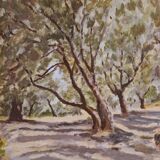 Nature painting table