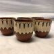 Ensemble de 5 tasses en grès vintage