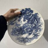 4 flat plates Gien iron earth