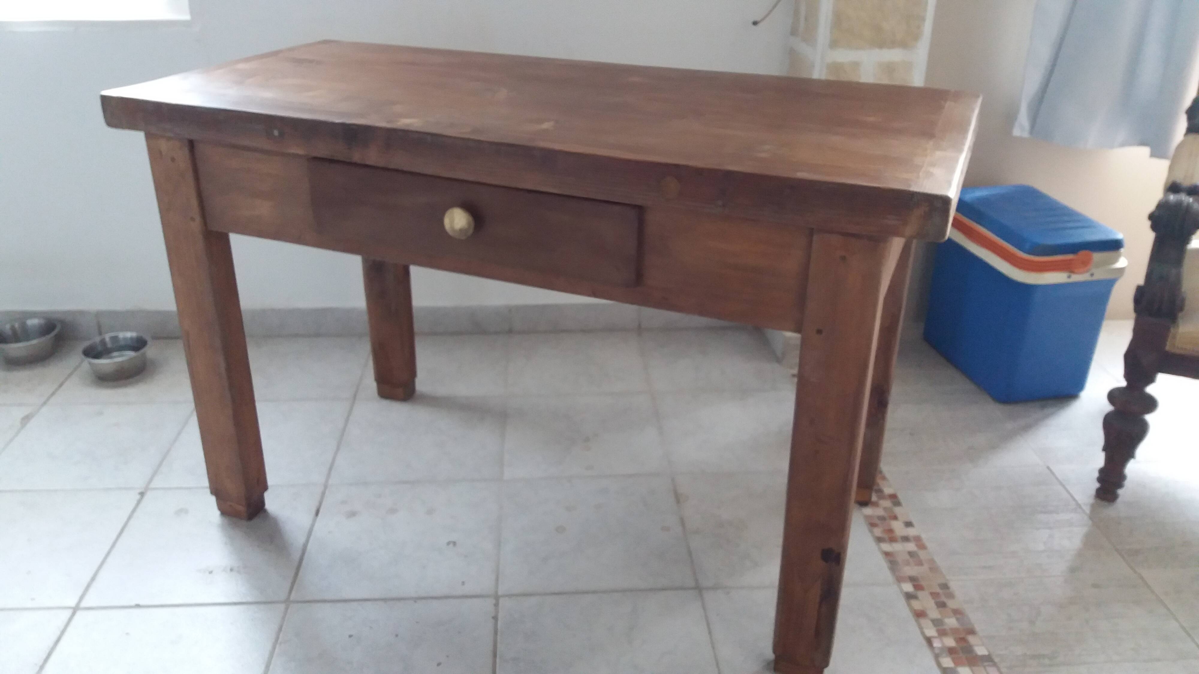 Rustic kitchen table