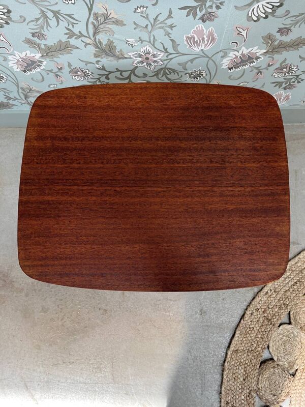 Table d’appoint en bois 70s