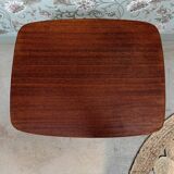 70s wooden side table