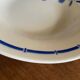 Hollow plates ceranord saint amand blue flower