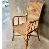 Vintage rattan armchair