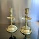 Golden bronze candlesticks