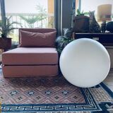 Large floor ball lamp